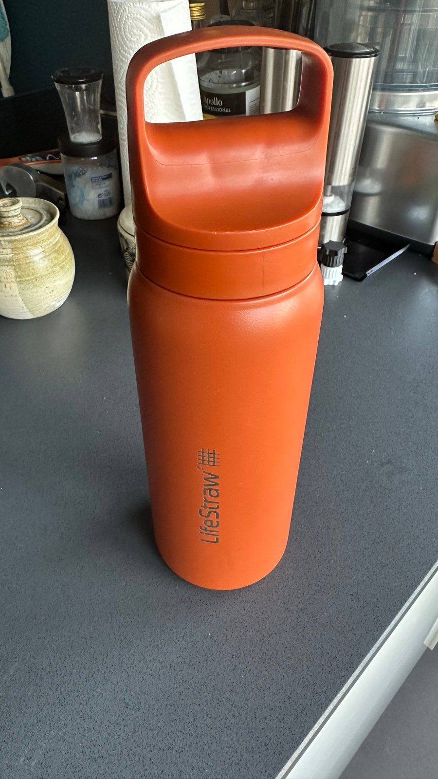 LifeStraw Go 2.0 Waterfilterfles geïsoleerd - 700ml, Ophalen of Verzenden, Zo goed als nieuw