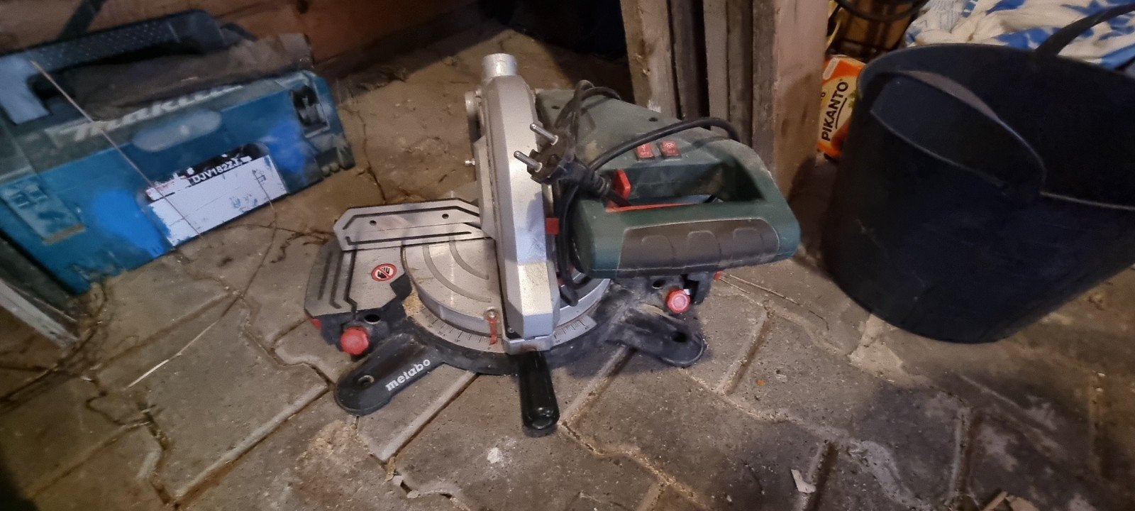 Kleine Metabo afkortzaag., Ophalen, Gebruikt, METABO, Afkortzaag