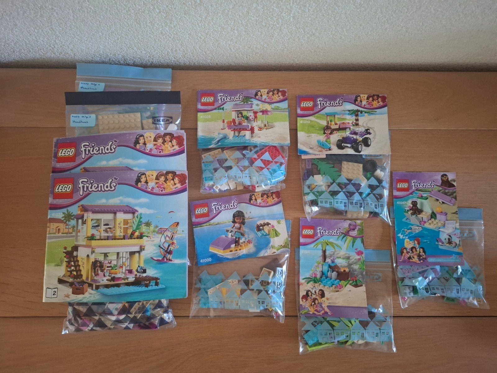 LEGO Friends 41037 e.a. Ga je mee naar het strand ?, Lego, Ophalen of Verzenden, Zo goed als nieuw, Complete set