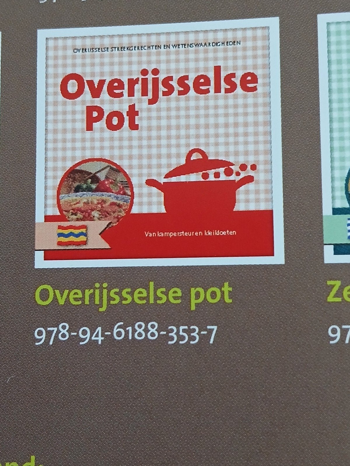 gezocht,kookboekje de Overijsselse pot., Ophalen of Verzenden