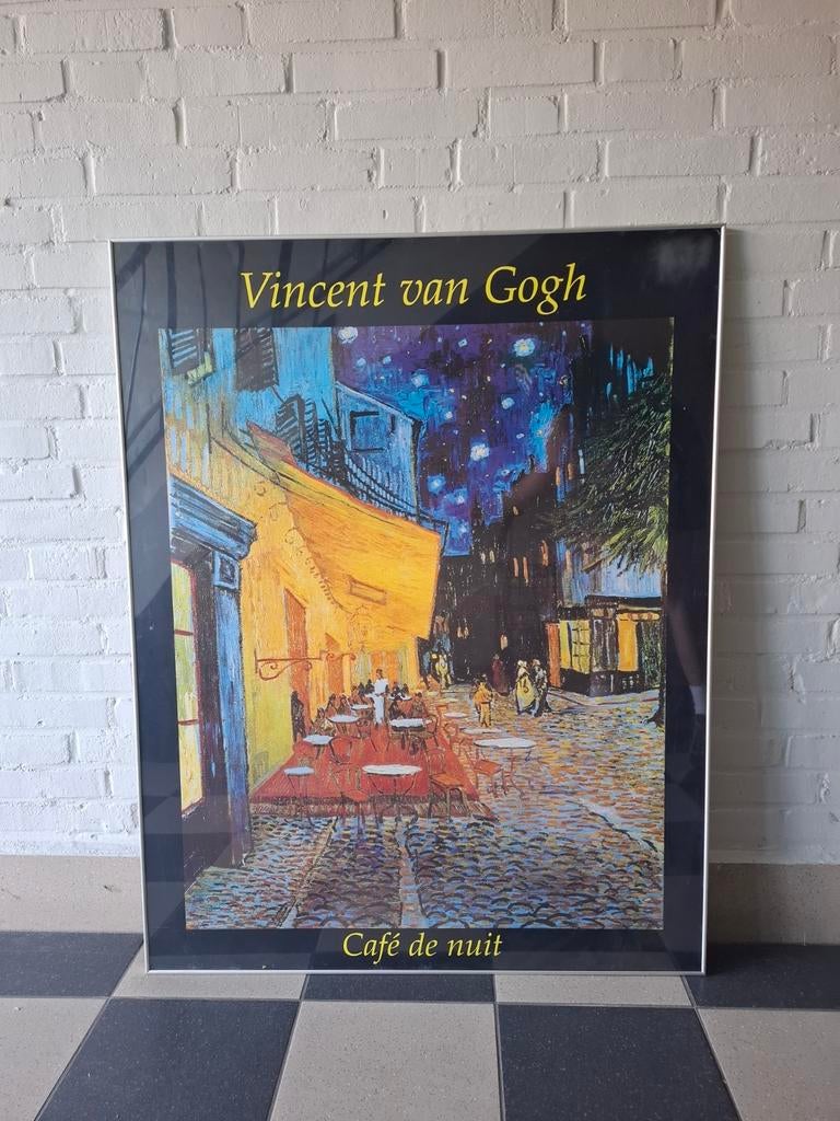 Vincent van Gogh Café de nuit ingelijste poster, Ophalen