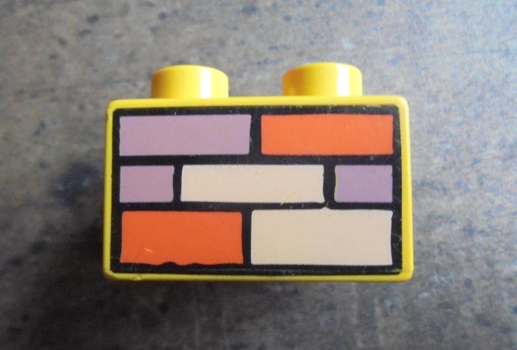 Lego Duplo Brick 2x2 (zie foto's) 11, Ophalen of Verzenden, Gebruikt, Losse stenen, Duplo