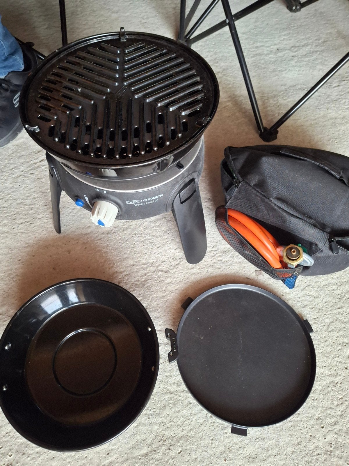 Cadac Safari Chef 30 BBQ met volle gasfles, Ophalen of Verzenden, Zo goed als nieuw, Cadac