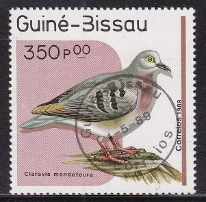 3097 – Guinee Bissau michel 1021 gestempeld , Purperborst, Postzegels en Munten, Postzegels | Afrika, Verzenden, Tanzania, Gestempeld