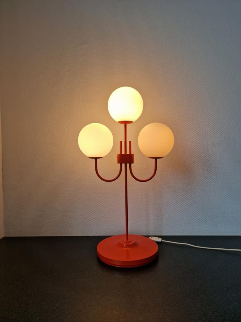 Vintage tafellamp space age mushroom bollen, Ophalen of Verzenden, Minder dan 50 cm
