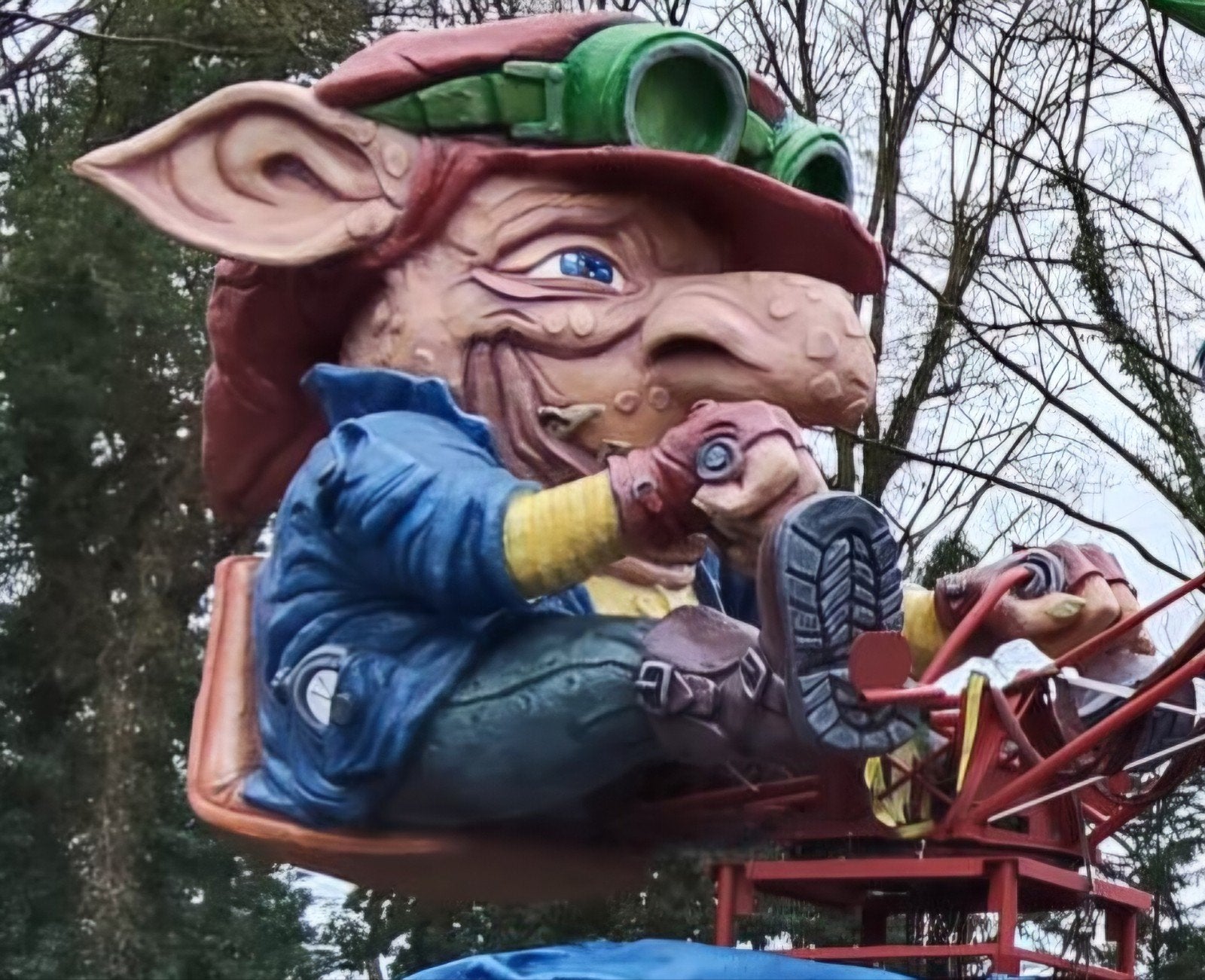 Carnavalswagen polyester poppen, Hobby en Vrije tijd, Ophalen, Gebruikt, Versiering, Carnaval