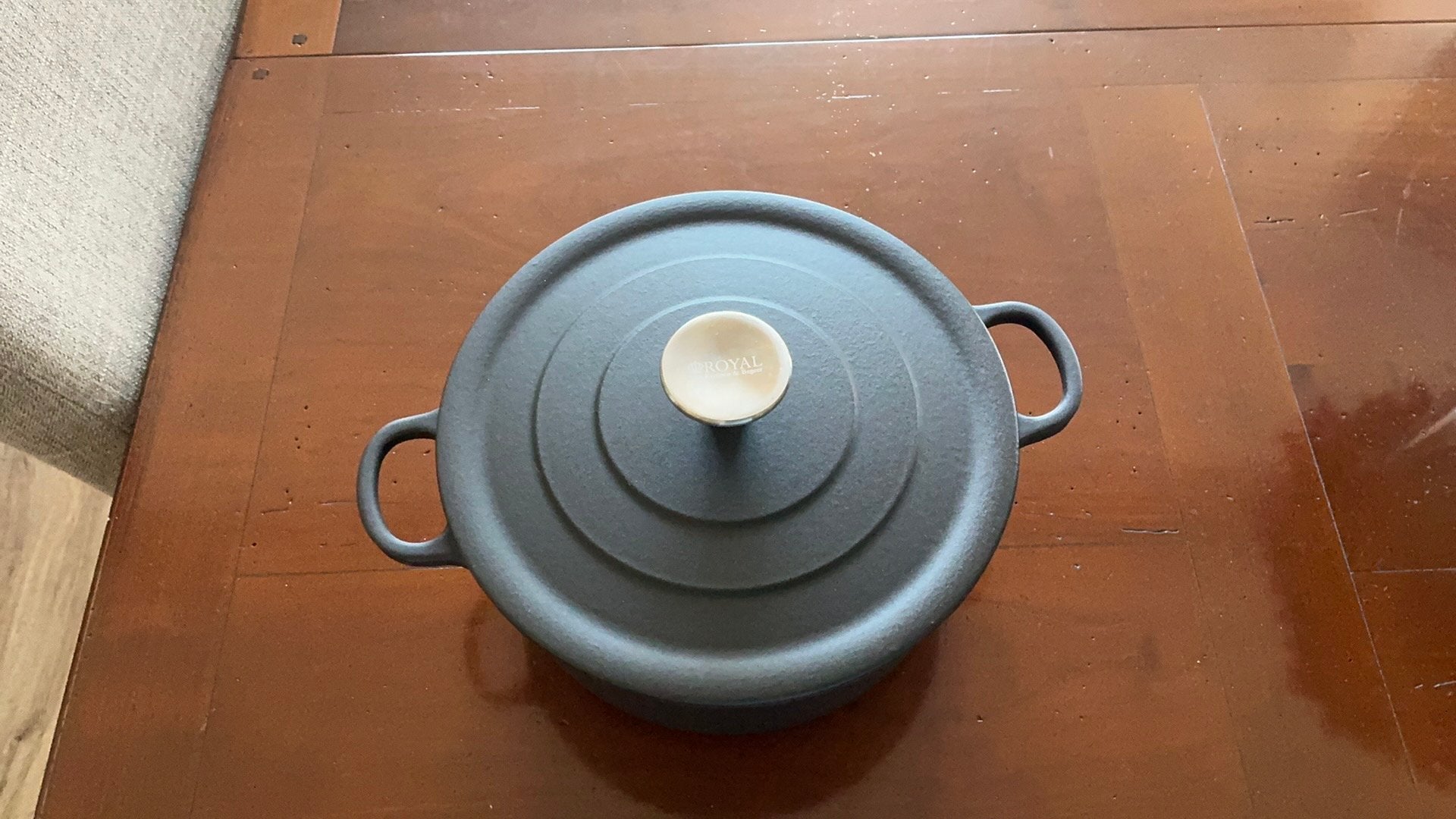 Gietijzeren braadpan, Ophalen, Zo goed als nieuw, Geschikt voor inductie, Braadpan