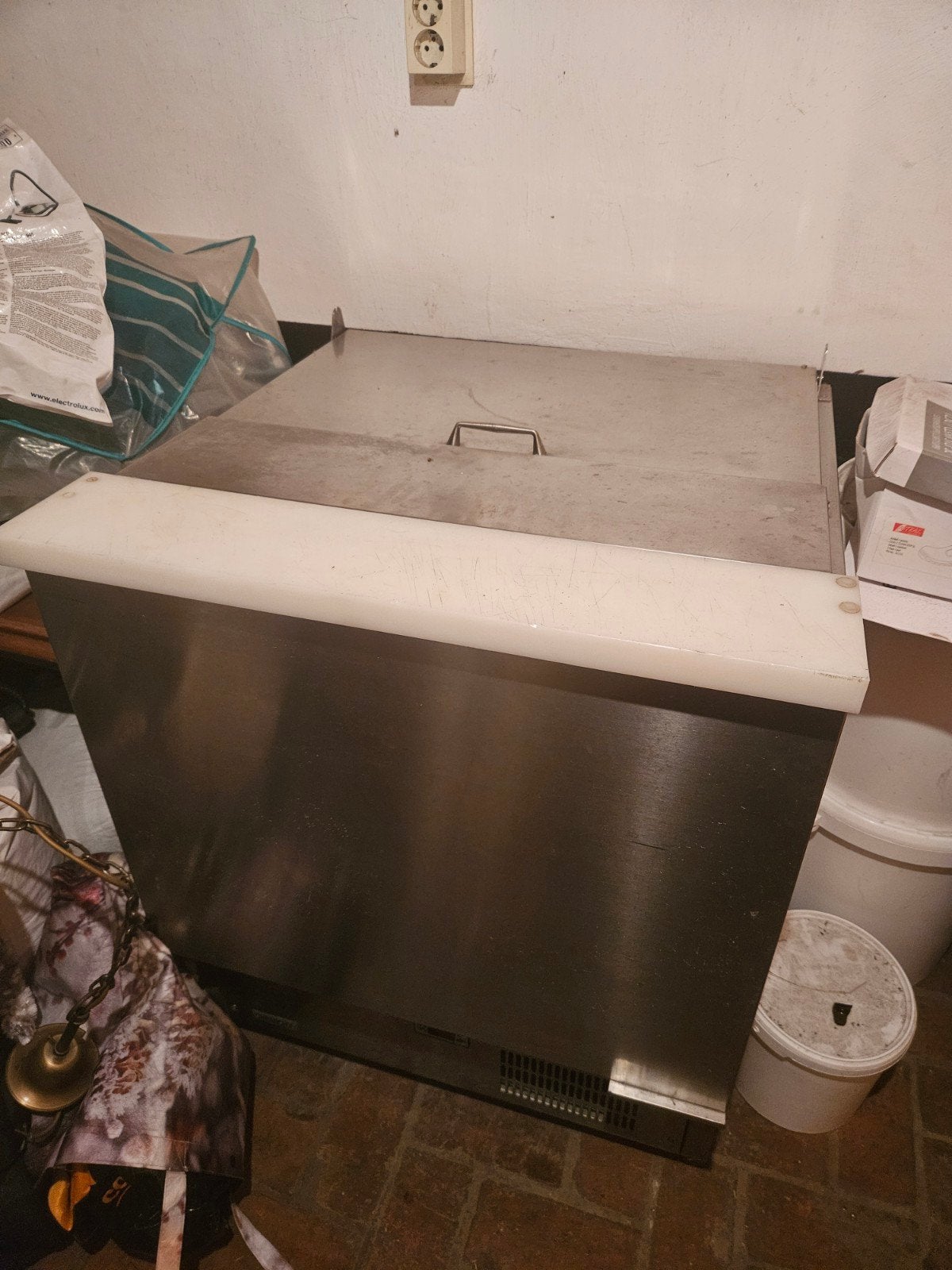 Saladette Koeling Koelkast Horeca Rvs, Witgoed en Apparatuur, Ophalen, Gebruikt, 60 tot 90 cm, 160 cm of meer