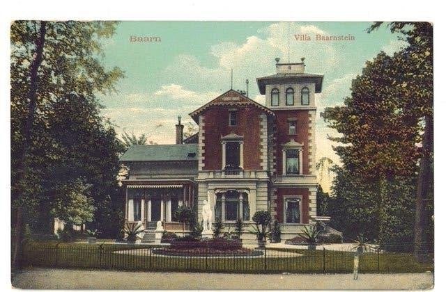 Baarn - Villa Baarnstein (1913)-Blokstempel Apeldoorn-A'dam, Verzenden, Voor 1920, Gelopen, Utrecht