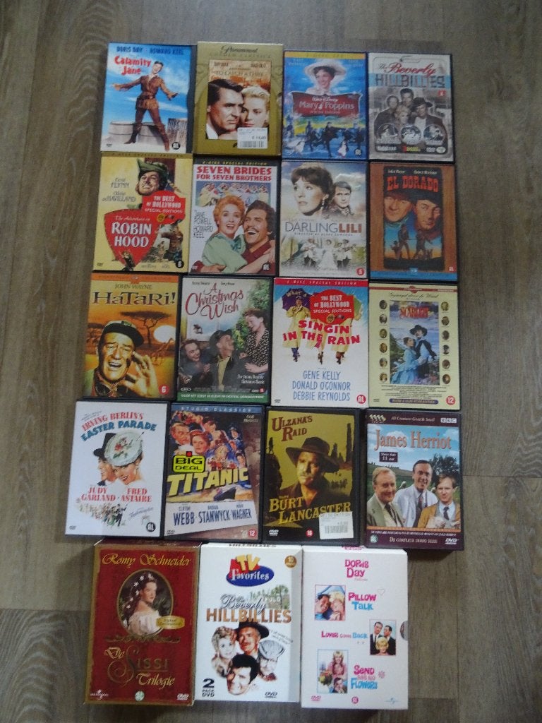 24 DVD, oude films, Alle leeftijden, Ophalen of Verzenden, Zo goed als nieuw