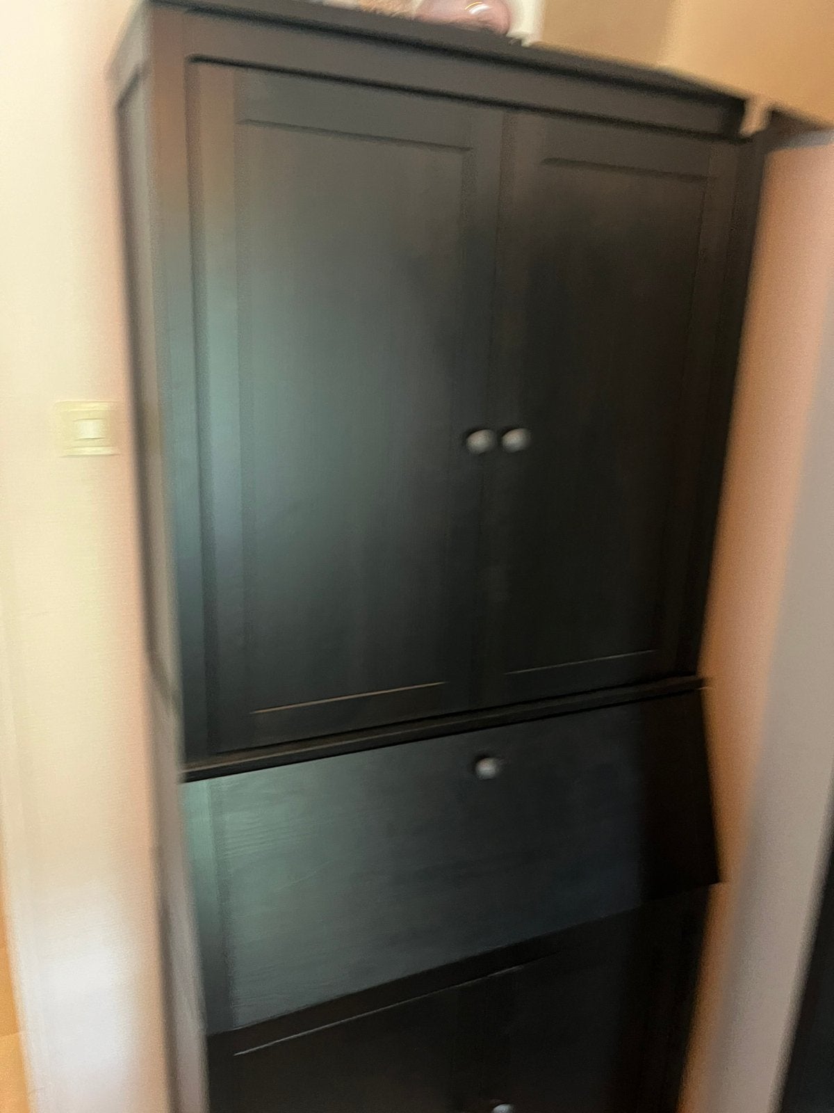 Hemnes buro bureau secretair, Ophalen, Zwart, Secretaire, Zo goed als nieuw