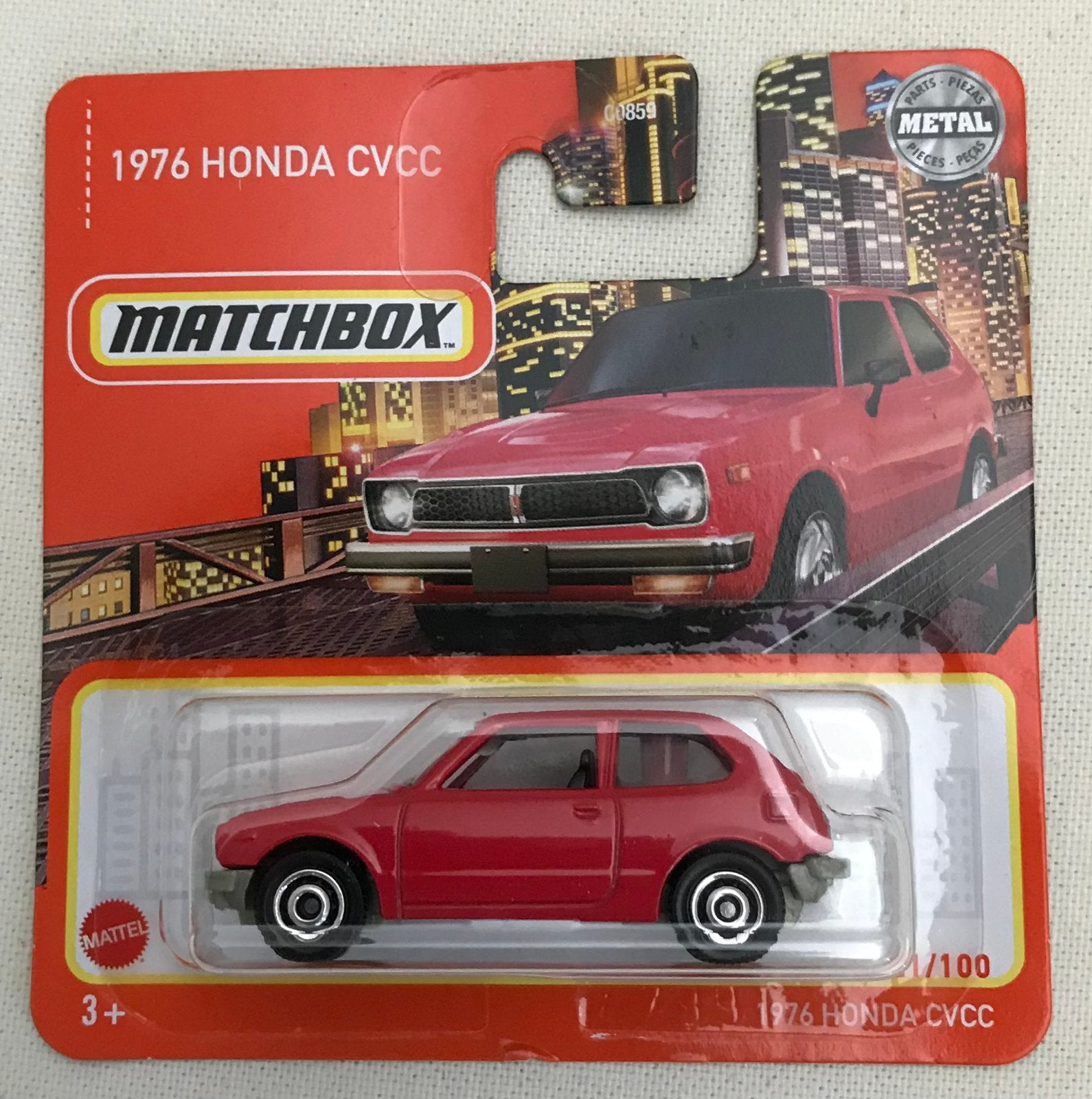 Matchbox 1976 Honda Civic CVCC, Ophalen of Verzenden, Nieuw, Auto