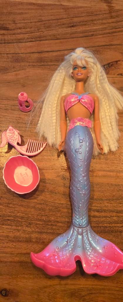 Barbie Zeemeermin met accessoires, Ophalen of Verzenden, Gebruikt, Barbie