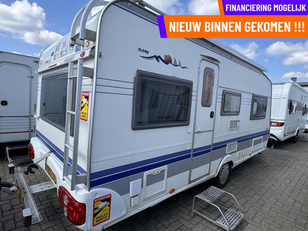Hobby 495 UL EXCELLENT ENKELE BEDDEN,RONDZIT,MOVER,VOORTENT, Airco, Rondzit, Hobby, 7 tot 8 meter
