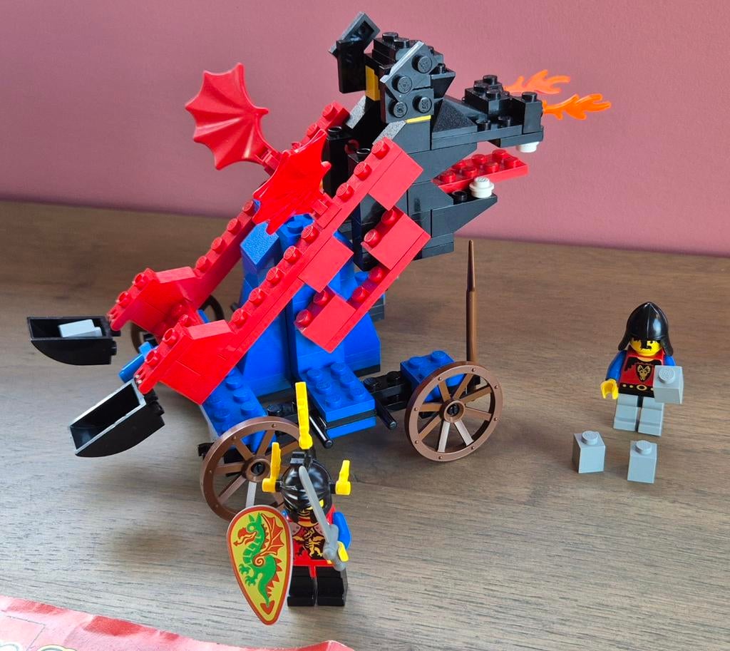 Lego System 6043 Draak Katapult met ridders, Ophalen of Verzenden