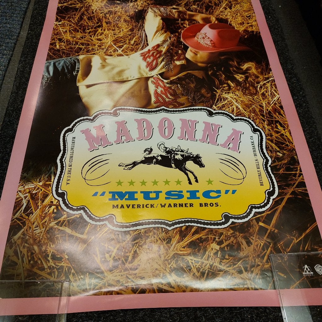 Madonna PROMO POSTER Music Origineel uit 2000 (#1), Verzenden, NvT, NvT, Zo goed als nieuw