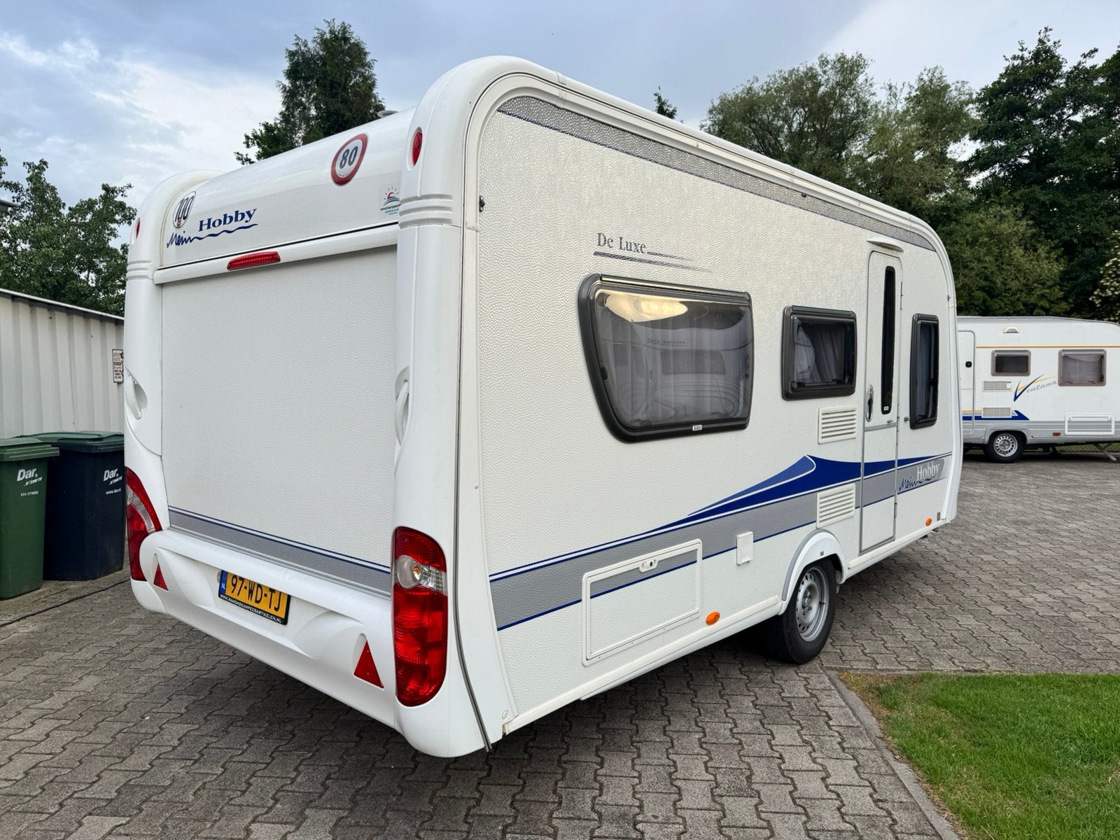 Prachtige HOBBY DE LUXE 460 UL*mover*bovag 2026*zgan tent*, Caravans en Kamperen, Caravans, 2 aparte bedden, Rondzit, Hobby, Bedrijf