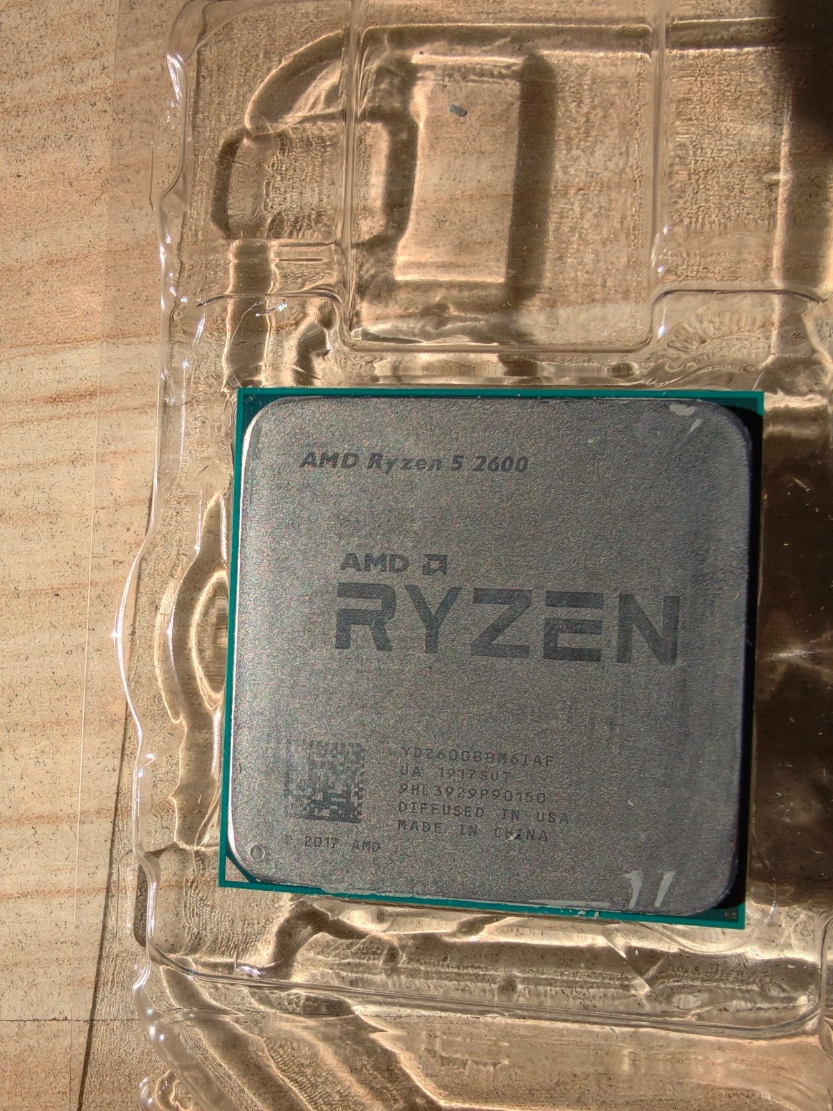AMD RYZEN 5 2600, Computers en Software, Processors, Ophalen of Verzenden, Zo goed als nieuw, 3 tot 4 Ghz