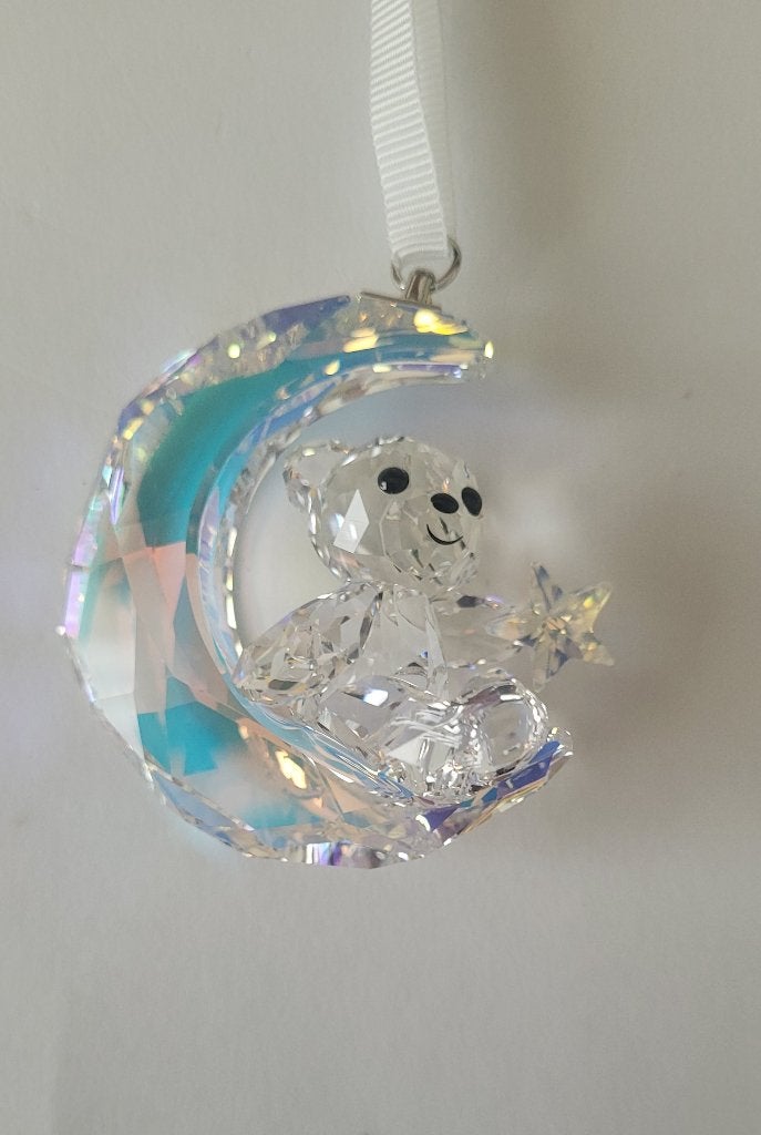 Swarovski 2026 Krisbeer Maan Ornament Kleur Aurora Borealis, Swarovski@.com, Verzenden, Wattens, Nieuw