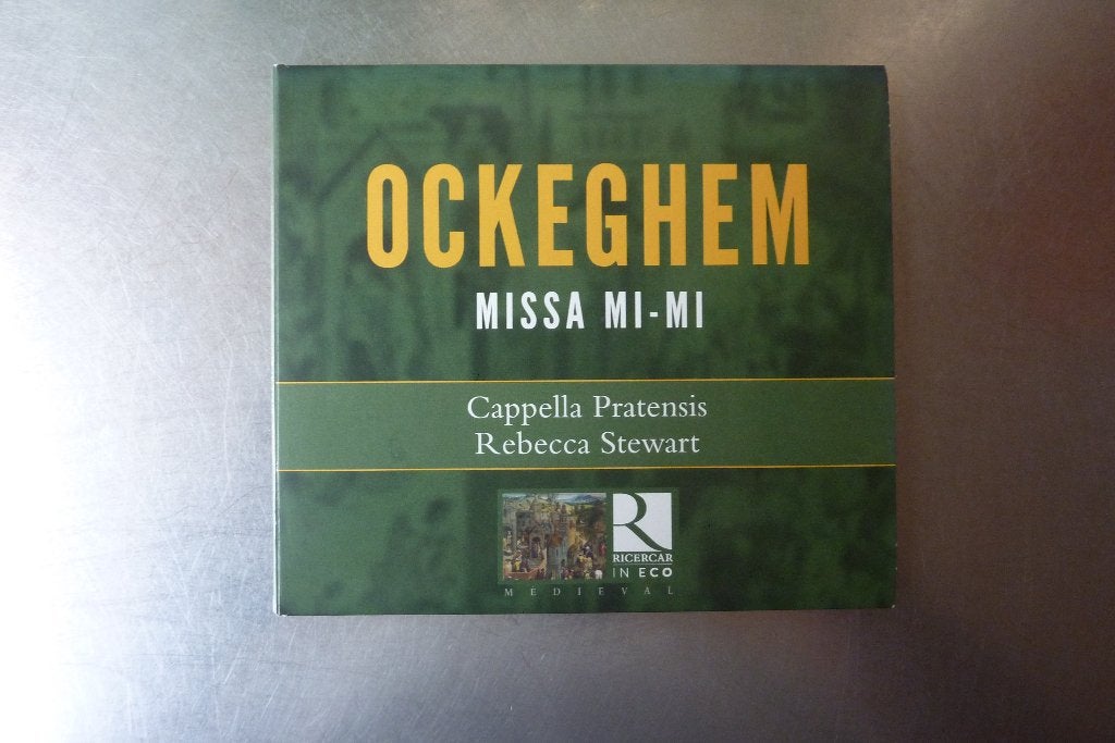 Ockeghem Missa Mi-Mi - Cappella Pratensis, Rebecca Stewart, Overige typen, Zo goed als nieuw, Album, Middeleeuwen en Renaissance