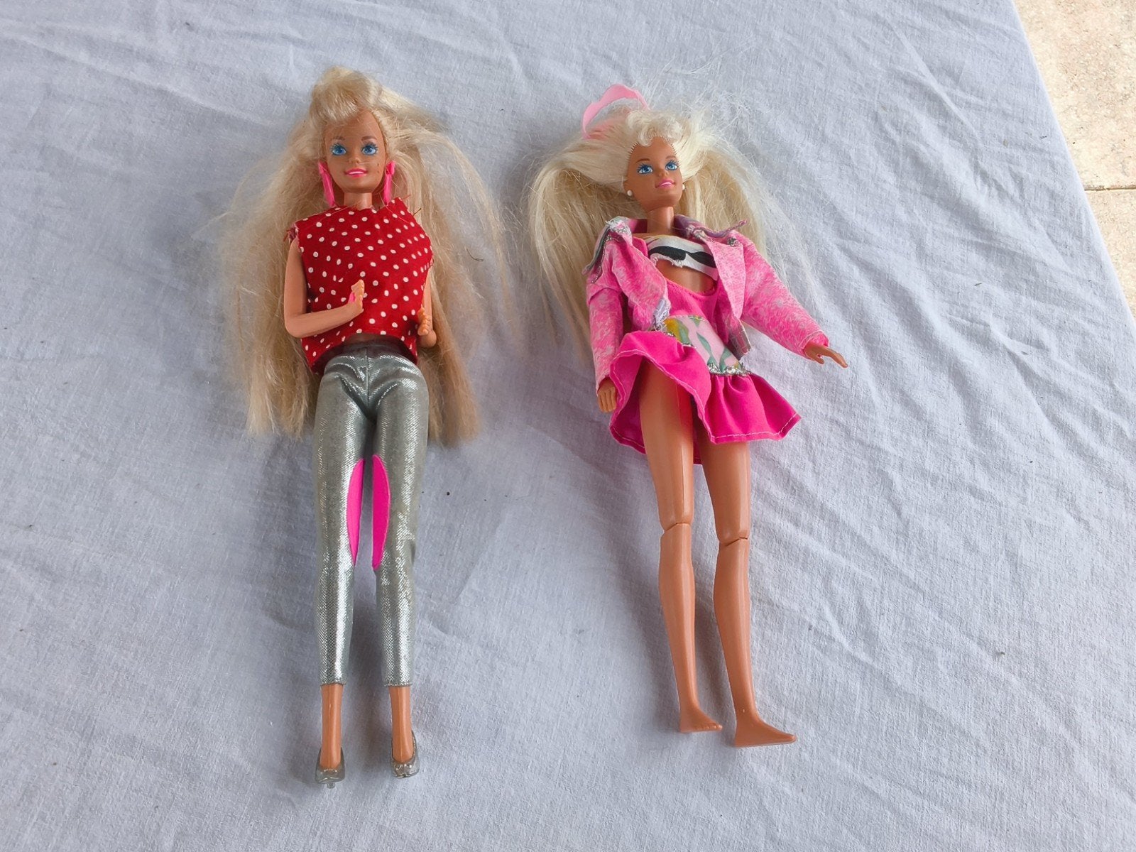 2 x barbies 1975, Ophalen of Verzenden, Gebruikt, Pop