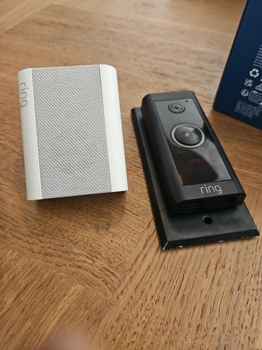 Ring Video Doorbell Wired 5AT3T5 + Ring Chime, Ophalen of Verzenden, Gebruikt