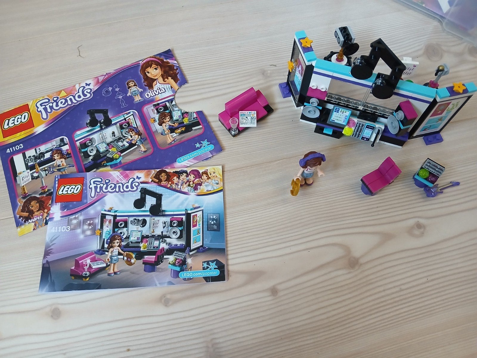 LEGO Popster Opnamestudio, Ophalen of Verzenden, Inclusief instructies, Lego