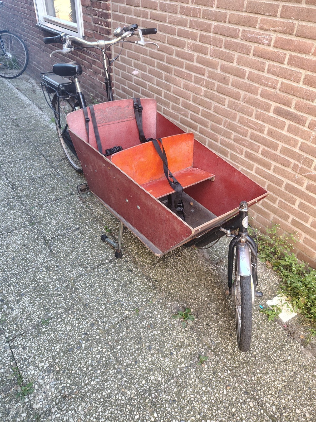 Elektrische bakfiets - Lichte opknapper, 4 kinderen of meer, Gebruikt, Elektrisch, Ophalen