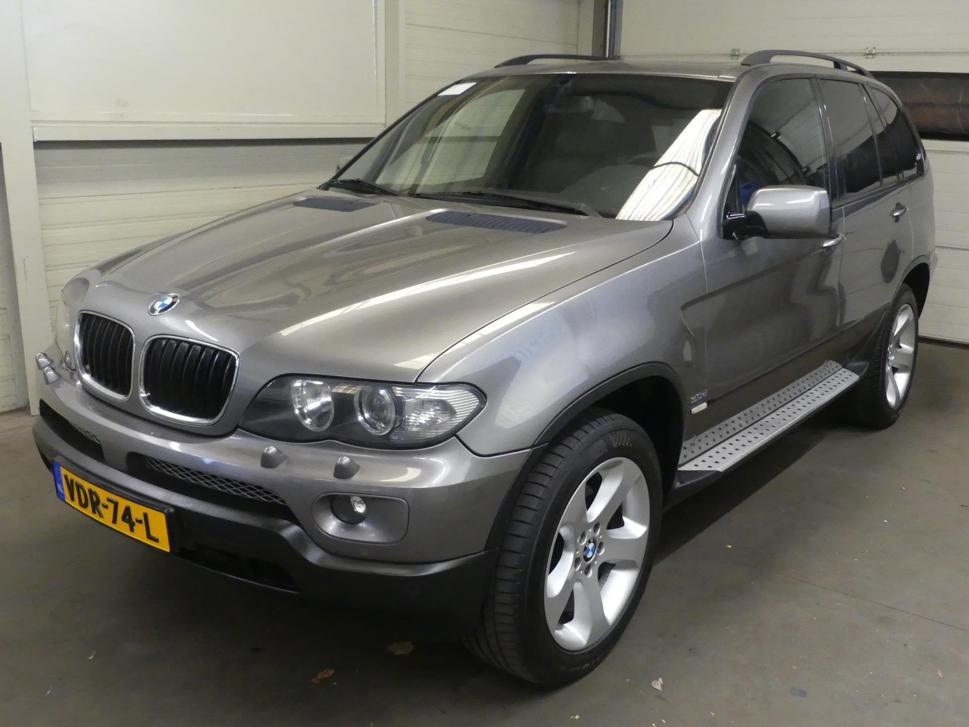 BMW X5 3.0D - Automaat - Grijs Kenteken - Leer - Mooie auto!, Gebruikt, Zwart, 2993 cc, Bedrijf