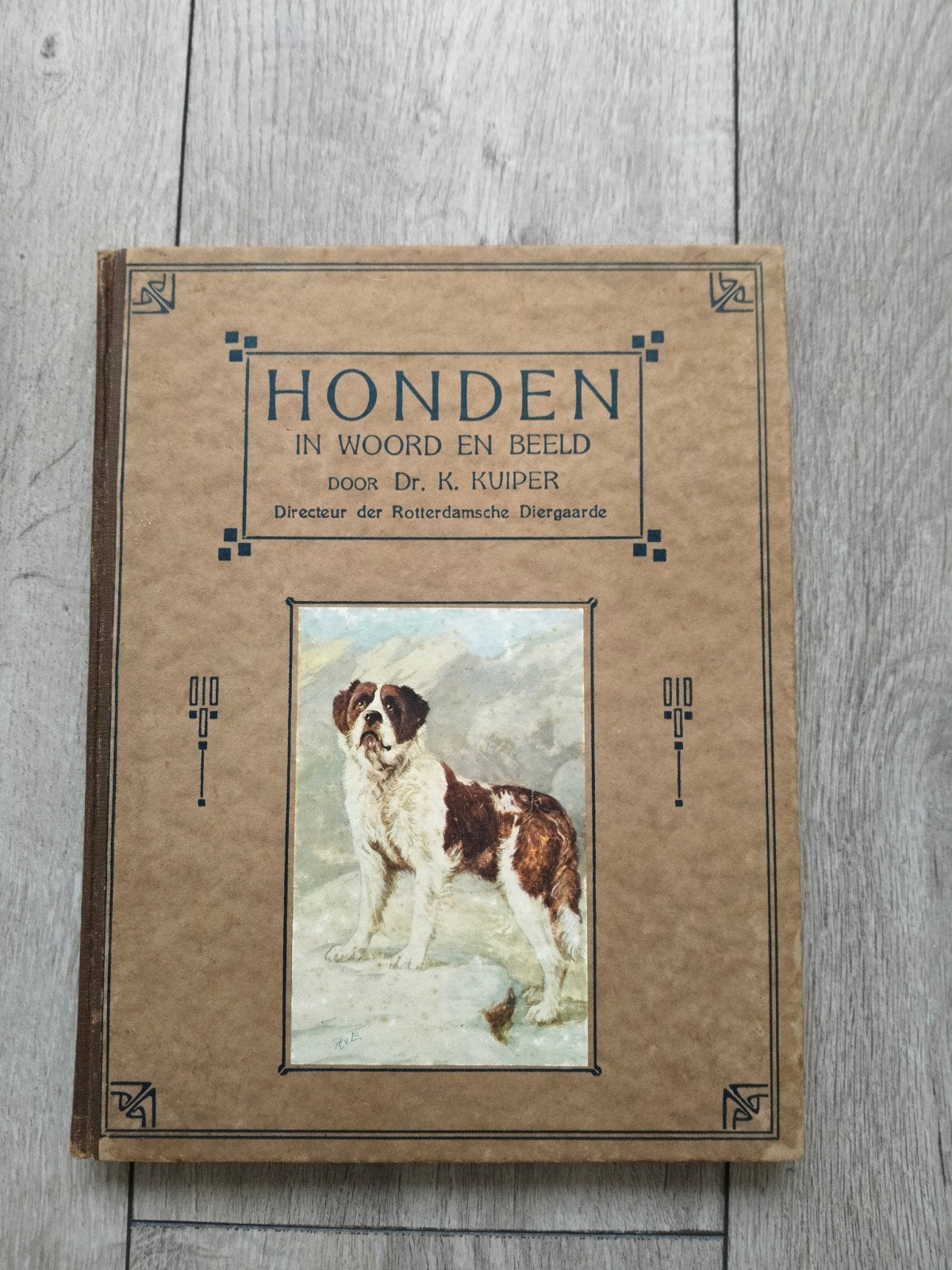 Honden in woord en beeld. Door Dr. K. Kuiper, Boeken, Prentenboeken en Plaatjesalbums, Verzenden, Gelezen, Plaatjesalbum