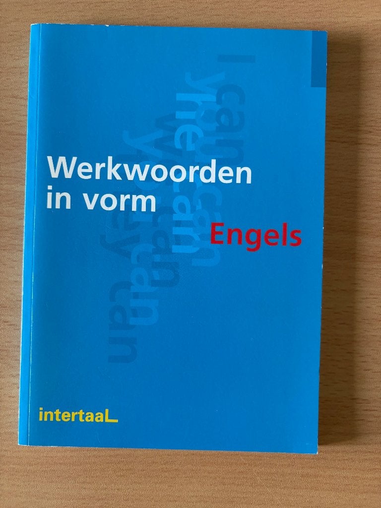 boek Engelse werkwoorden, Ophalen of Verzenden, Zo goed als nieuw