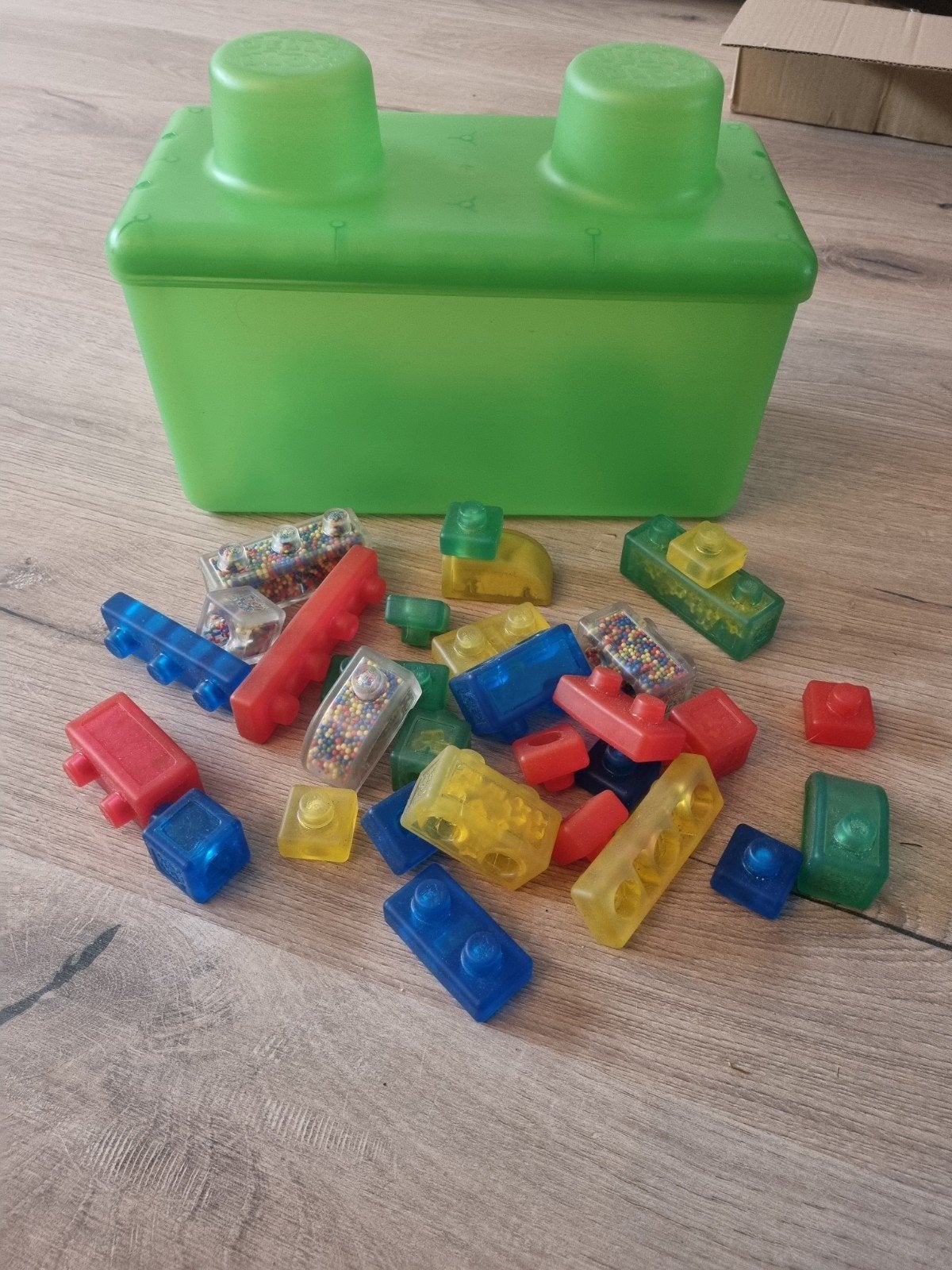 jelly blocks, Ophalen