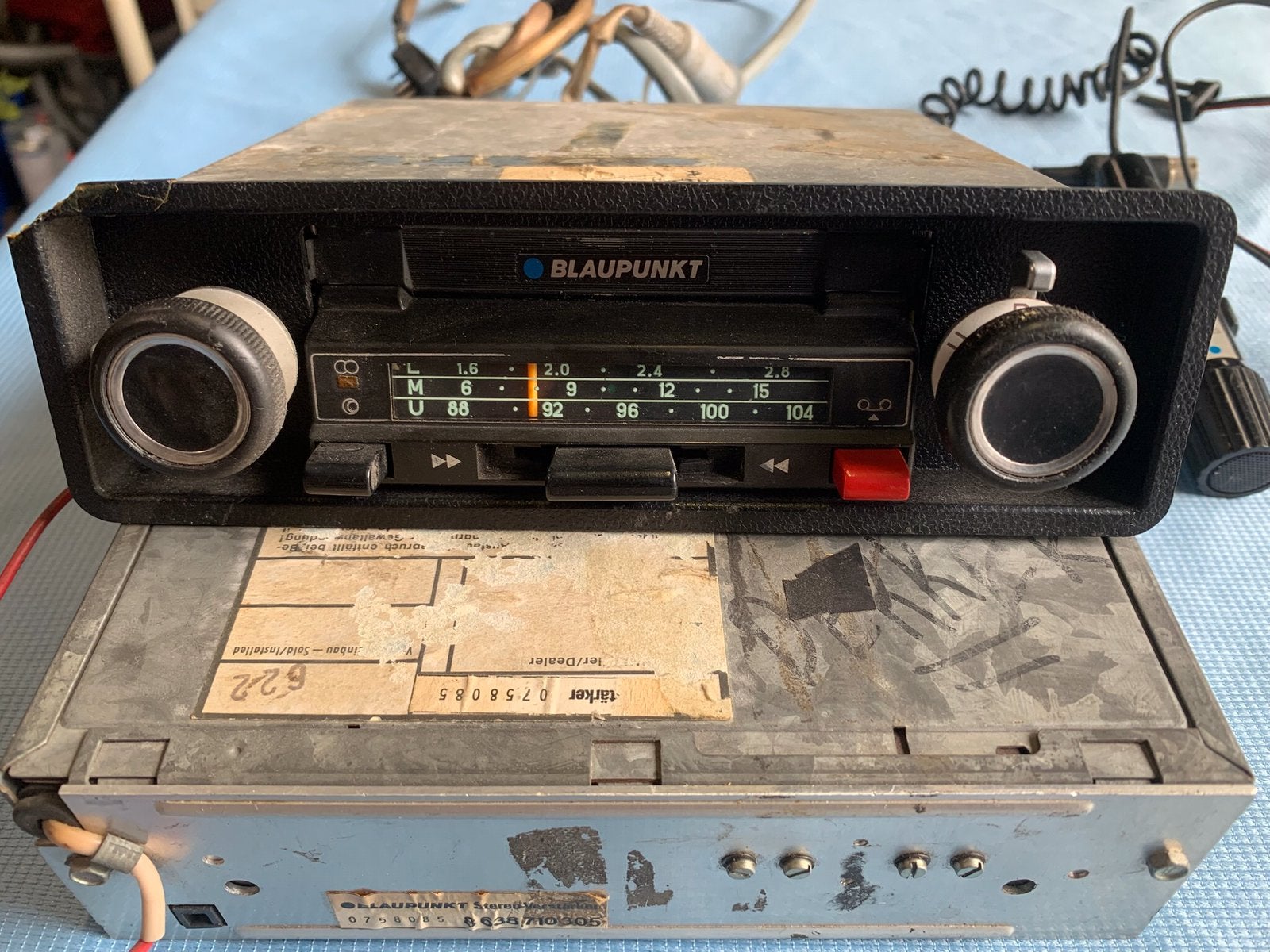 Blauwpunkt radio cassette met opname, Ophalen of Verzenden, Zo goed als nieuw