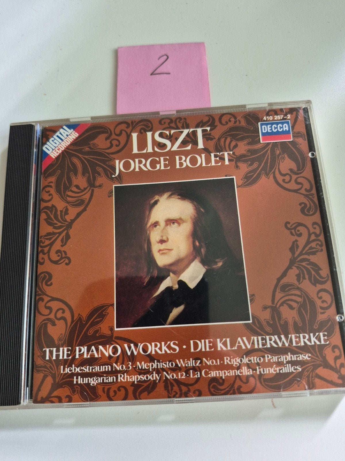 Liszt: The Piano Works - Jorge Bolet (DECCA CD), Gebruikt, Ophalen of Verzenden, Romantiek, Pianomuziek