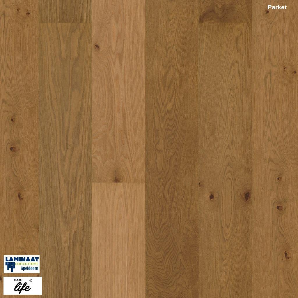 Lamel Parket Rustiek gerookt natural 15mm - vooraf geolied, Bruin, 75 m² of meer, Nieuw, Ophalen of Verzenden