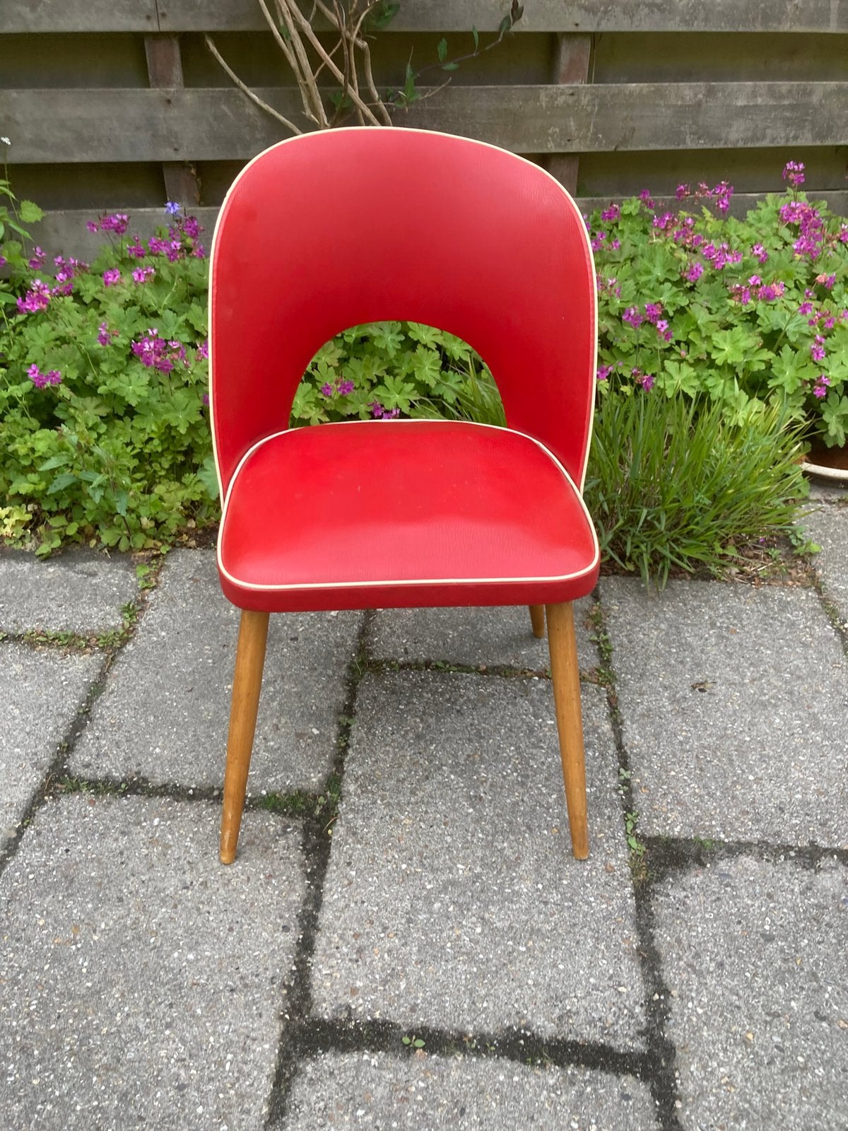 Unieke vintage stoel jaren 70, Antiek en Kunst, Ophalen