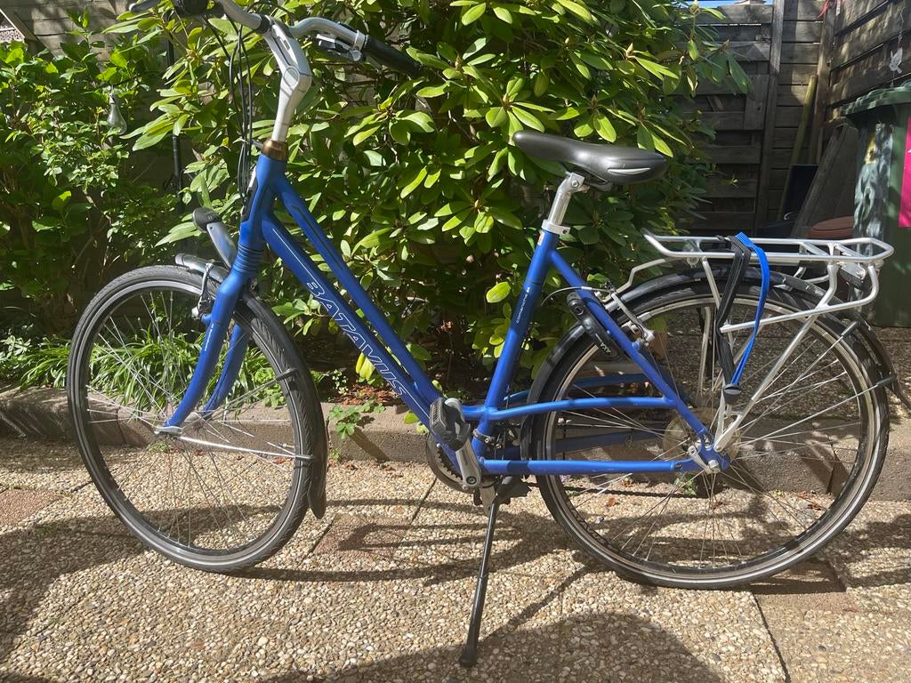 Batavus Comanche 24 damesfiets - Blauw, met 24 versnellingen, Ophalen, Batavus, Versnellingen, 53 tot 56 cm