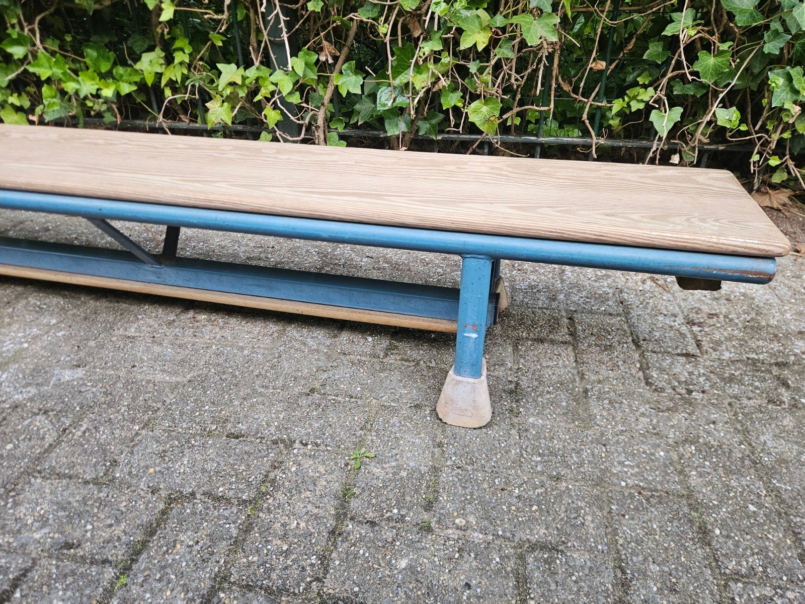 Vintage gymbank, Ophalen, Gebruikt, Overige kleuren, Vintage, Industrieel, Retro