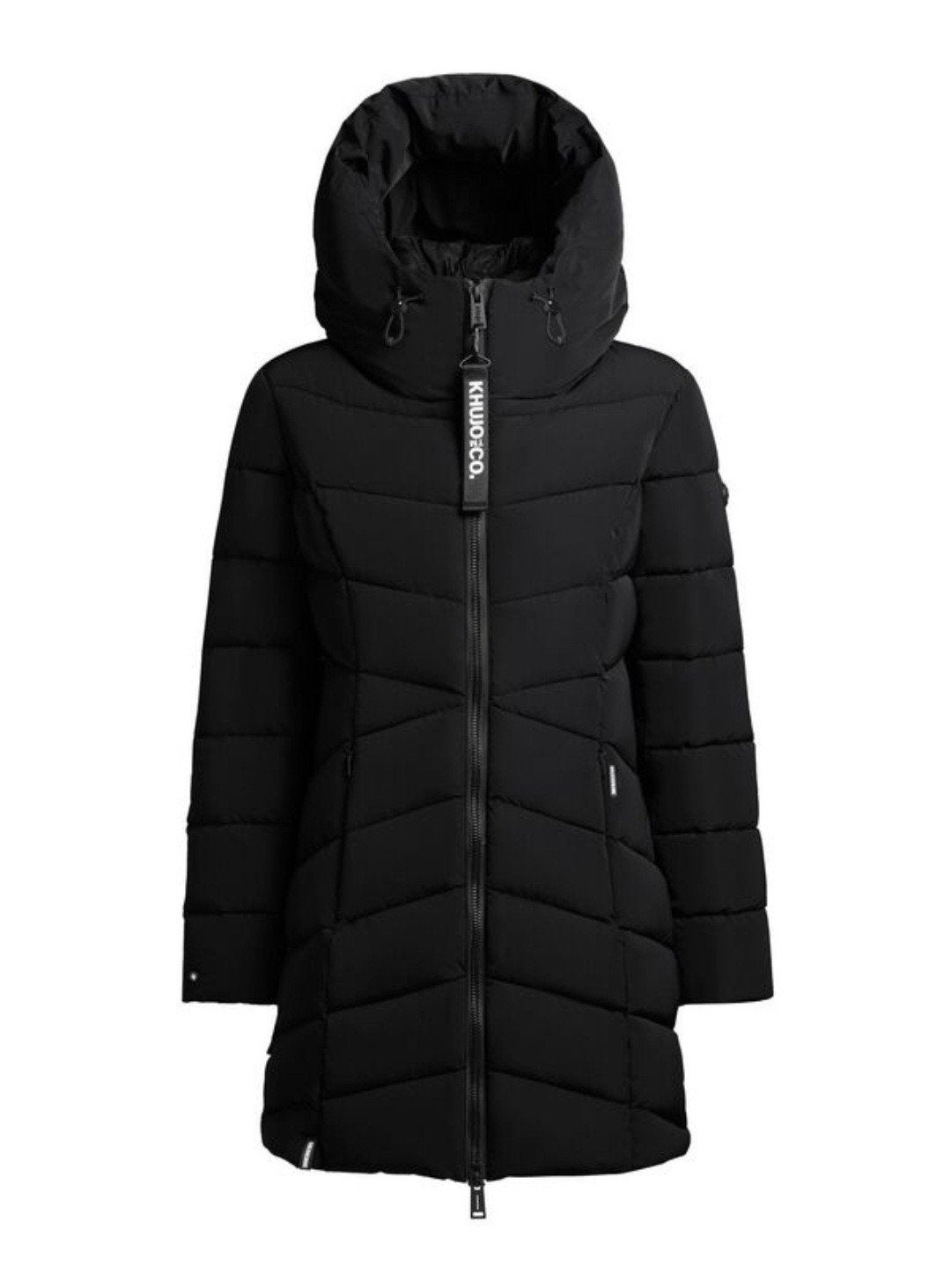 Dames winterjas van Khujo zwart, Kleding | Dames, Zwart, Maat 46/48 (XL) of groter, Khujo, Ophalen of Verzenden