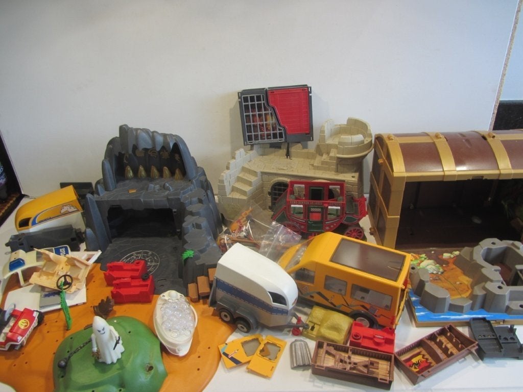 Playmobil grote doos met losse onderdelen. (geen hele sets), Ophalen, Gebruikt, Losse onderdelen