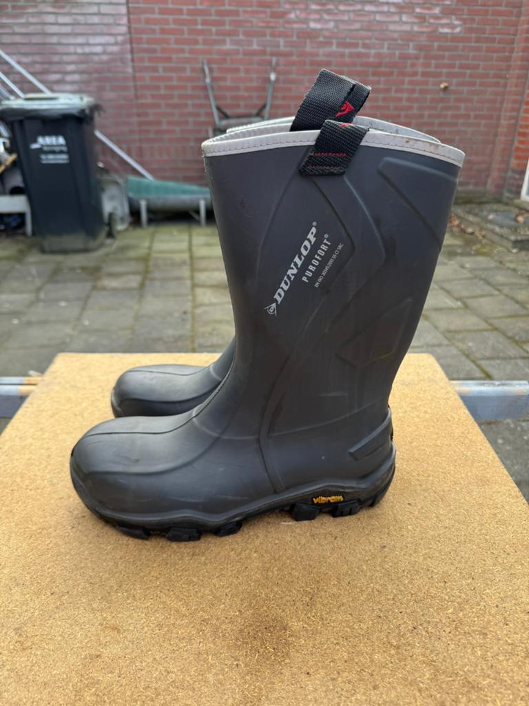 Dunlop Purofort werklaarzen maat 43, Ophalen, Gebruikt