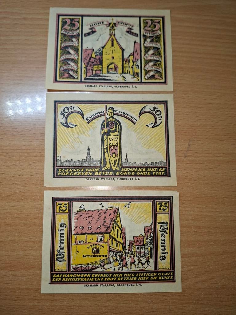 Duits Notgeld Quakenbrück, Ophalen of Verzenden, Duitsland