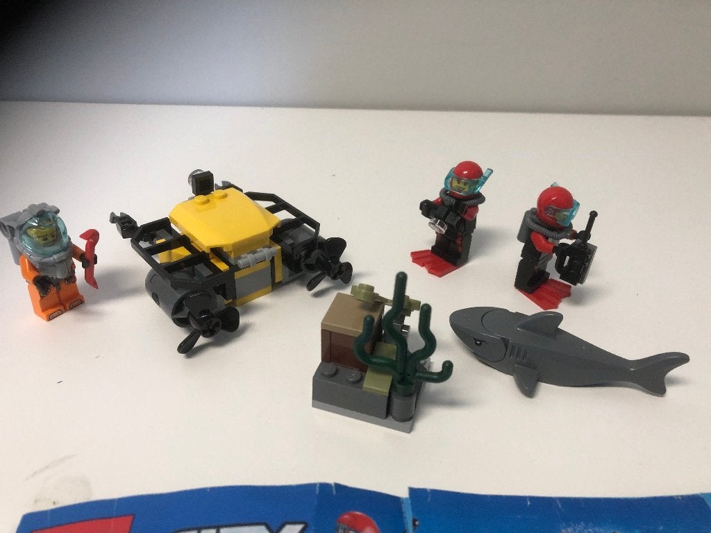 Lego city 60091 diepzee starterset - compleet, City, Lego, Ophalen of Verzenden, Complete set
