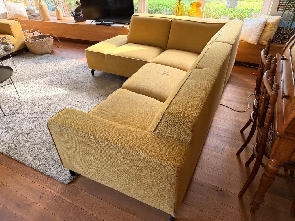 Hoekbank 4 jaar oud, Ophalen, Gebruikt, Hoekbank, 200 tot 250 cm