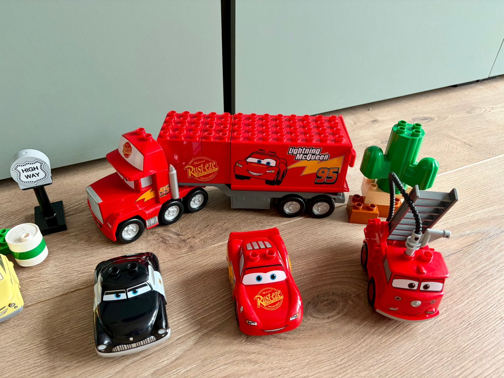 Grote set Cars Duplo, Ophalen of Verzenden, Gebruikt, Duplo