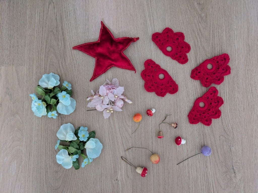 Accessoires/decoratie voor o.a. bloemstukken, Ophalen of Verzenden, Zo goed als nieuw, Knutselmateriaal