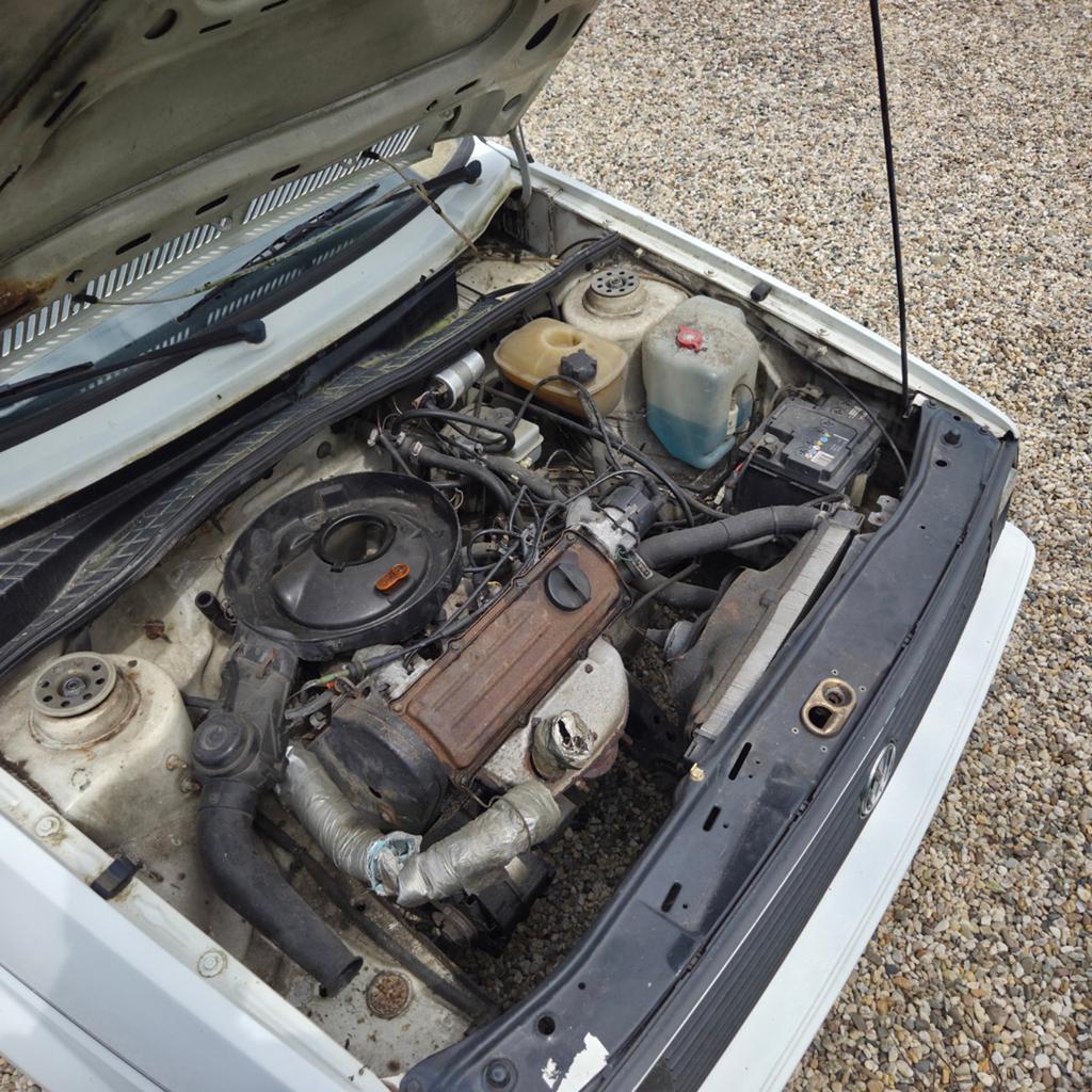 Golf mk2 1.3 HK motor/versnellingsbak, Ophalen, Gebruikt