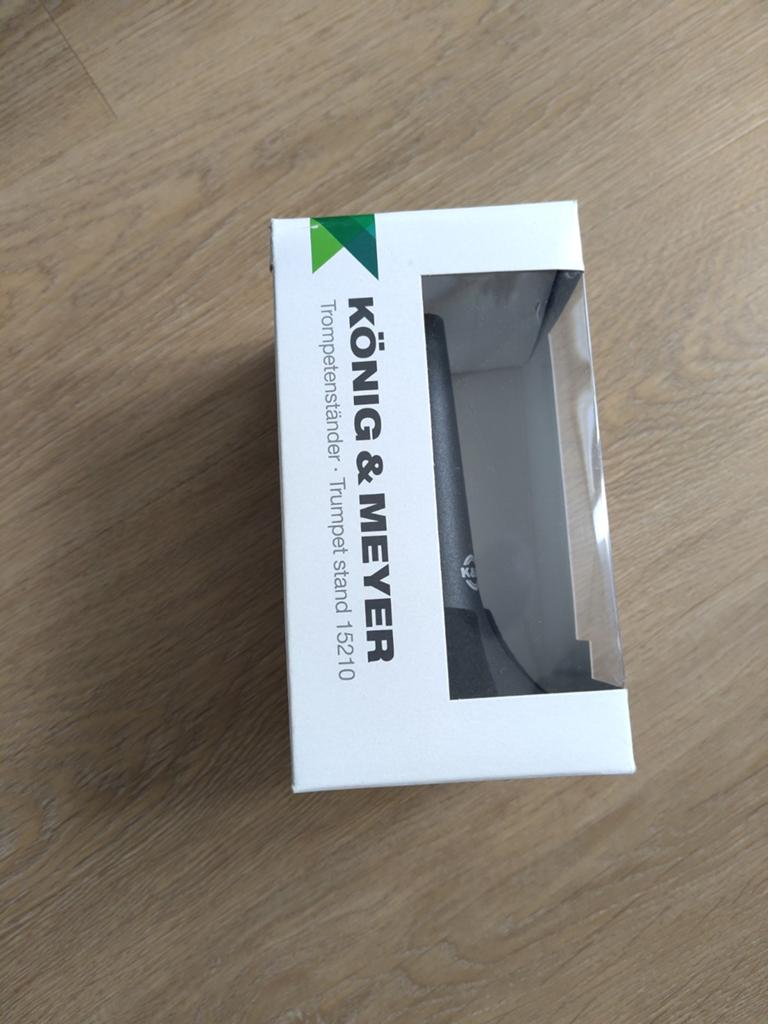 K&M 15217 of 15210 trompet standaard, Muziek en Instrumenten, Standaards, Instrumentstandaard, Ophalen of Verzenden, Contact@k-m.de
