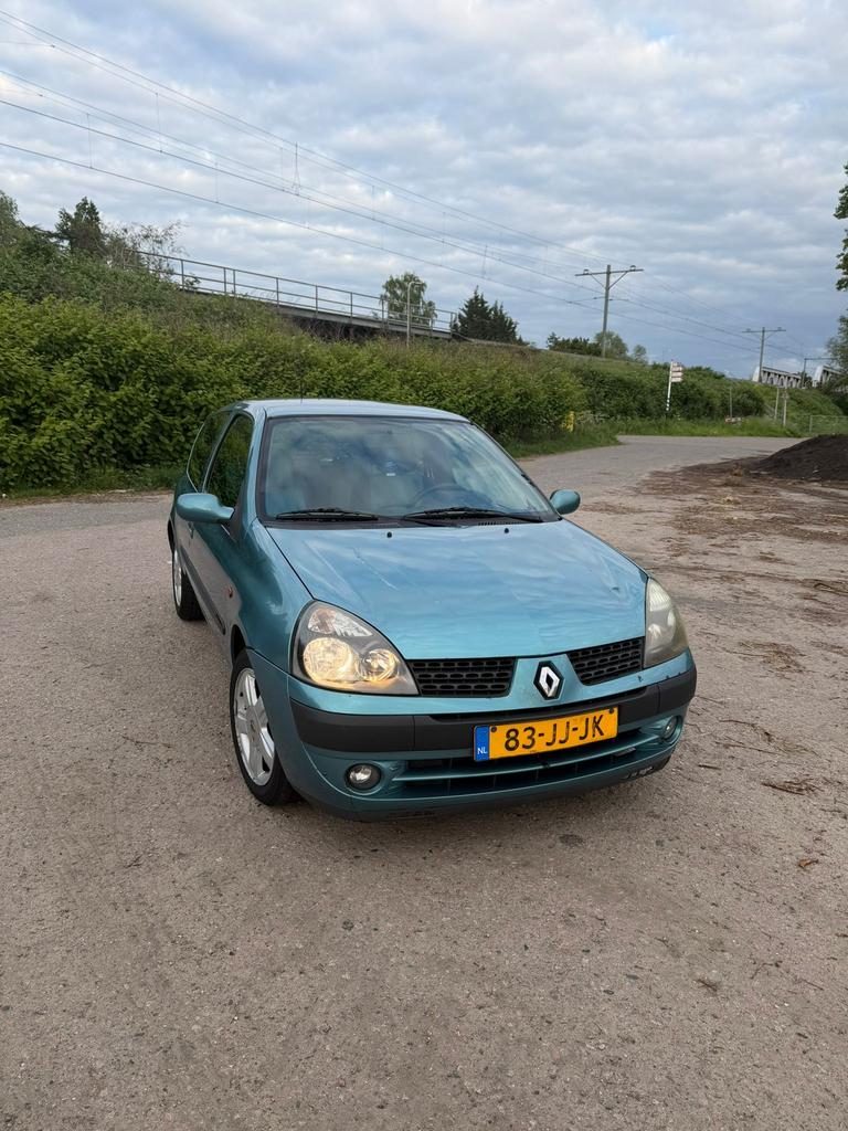 Renault Clio 1.2 16V 3DR 2005 2002 Blauw, Auto's, Renault, Particulier, Clio, Benzine, B, Hatchback, Handgeschakeld, Origineel Nederlands
