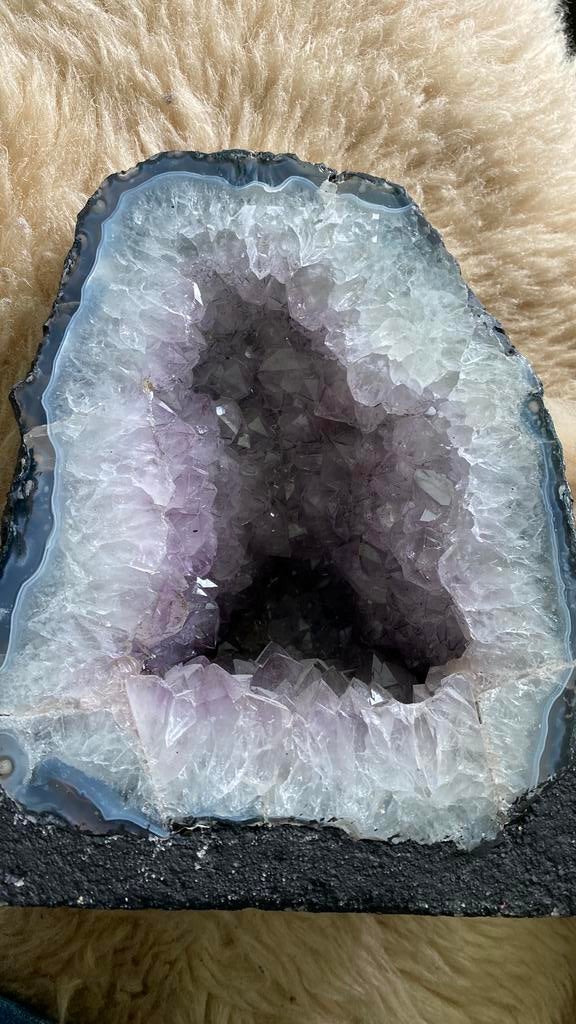 5,9 kilo Amethist met blauwe agaat, Ophalen of Verzenden